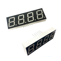 FNDの屋内0.56インチの時計4つのディジット7の区分表示をLED表示