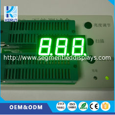 純粋な緑3ディジット7の区分のLED表示計器板のための0.56インチ